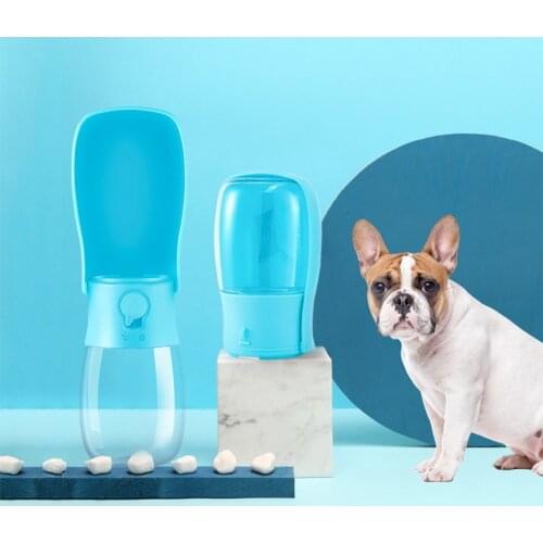 Foldable Dog Water Bottle Large Capacity Portable Pet Water Feeder Outdoor Training Plastic Dogs Dispenser 280ml Product Stuff