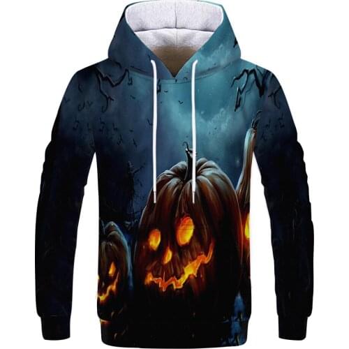 Hoodie Men Hip Hop Hoodie Sweatershirt Hallow 3D Printed Hoodies Men Women Hooded Sweatshirts hip hop Pullover Pocket Jackets