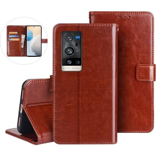 Vivo X60 Pro Plus Case 6.56 inch Leather Case On For Coque Vivo X60 Pro+ V2056A Magnetic Flip Wallet Cover Phone Case Fundas