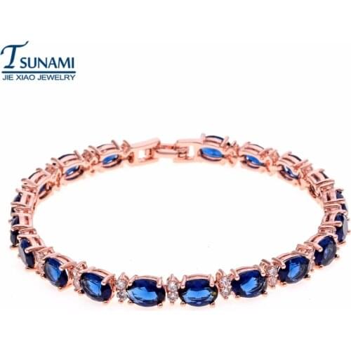High quality four kinds of color rose gold zircon bracelet A bracelet suitable for all womens occasions SL-006