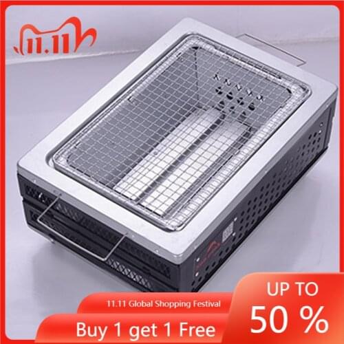 Japanese outdoor grill portable folding charcoal grill home desktop grill strong durable stainless steel