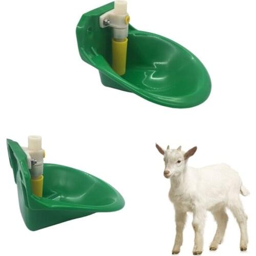1 Piese Green Automatic Water Drinker Waterer Bowl For Sheep Goat Sheep Pig Livestock Plastic