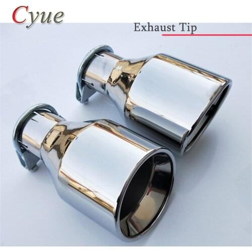 1Pcs Inlet 57mm Outlet 102mm Stainless car Car Exhaust Tip tailpipe car-styling exhaust car muffler tip
