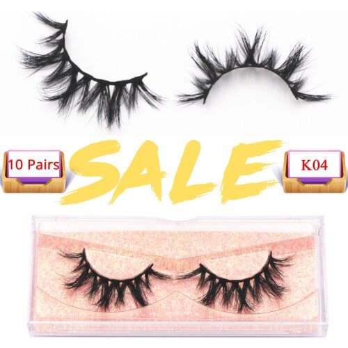 10 Pairs Short Lashes Natural Long False Eyelashes Full Strip Lashes Reusable Fluffy Fake Lashes Makeup Cruelty Free Eye Lashes