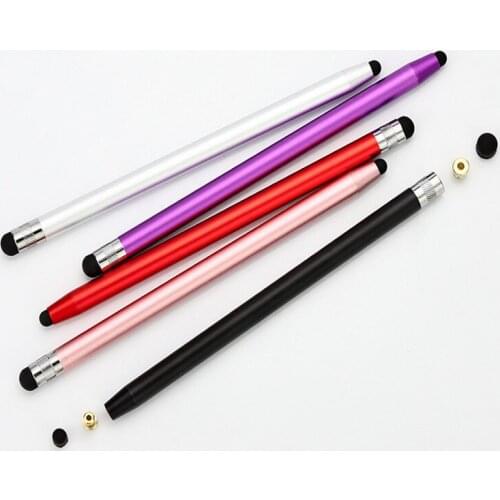 10pcs/lot Silicone Double-headed Stylus Fashion Pencil Style Handwriting Capacitive Pen Suitable For Touch Screen Devices
