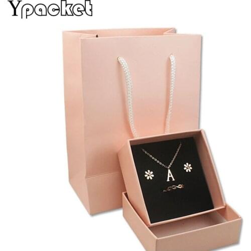 20sets/Lot Pink Wedding Candy Packaging Recyclable Jewelry Food Bread Party Bags Boutique Paper Gift Bags Event Party Supplies