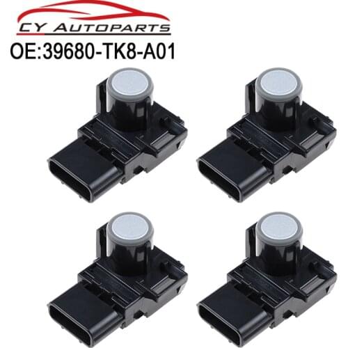 4PCS New Silver Color PDC Parking Reverse Assist Sensor For Honda Odyssey 2011-2014 39680-TK8-A01 39680TK8A01