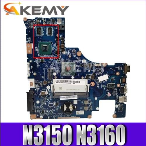 Akemy 5B20K14028 For Lenovo 300-15IBR Celeron N3150 Laptop motherboard NM-A471 SR29F N16V-GM-B1 DDR3 Mainboard