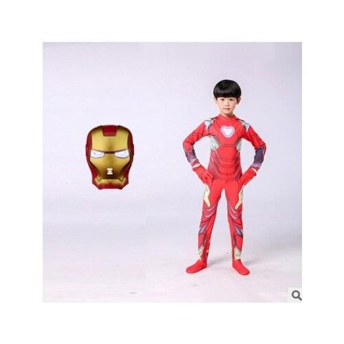 Harajuku Cosplay Anime character costume man kids cosplay fantasia homem aranha costume zentai Warrior Red Adult Child