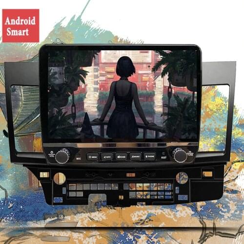 Android 6G+128G Car Radio for Mitsubishi Lancer 2007-2012 10.1 Inch 4G NET RDS DSP Video Audio Multimedia 2 Din Car Dvd Player