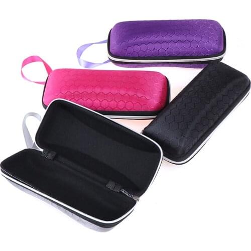 1PCS Eyewear Cases Cover Eyeglass Cases For Men Sunglasses Case For Women Glasses Box With Lanyard Zipper