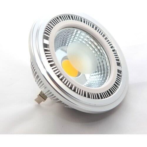 Dimmable 15W LED AR111 Light GU10 G53 COB LED Spotlight AC85-265V DC12V High Lumens 15W High Power QR111 ES111 LED Lamp