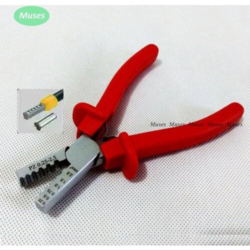 Socket tubular terminal crimping tool PZ 0.25-2.5/1.5-6 square
