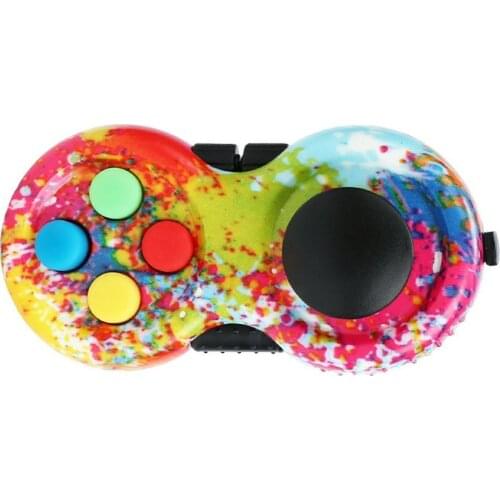 Rainbow Handle Fidget Toy Fidget Toy Classic Controller Playmat Fidget Focus Toy Anxiety Stress Relief