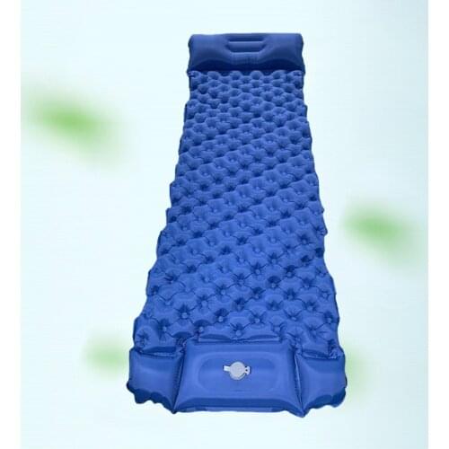 Camping Sleeping Pad Inflatable Air Mattresses Outdoor Mat Furniture Bed Ultralight Cushion Pillow Hiking Trekking