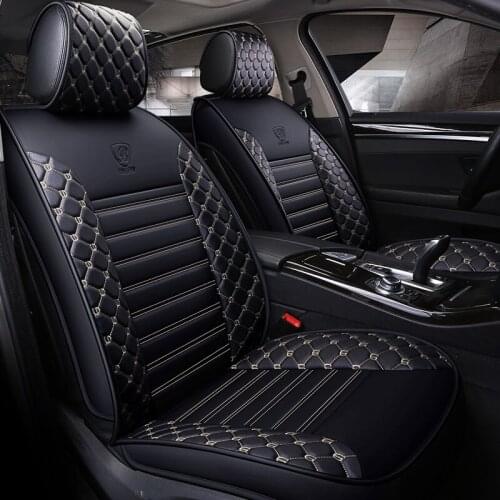 Leather car seat cover universal car seat protector mat for nissan qashqai cargo j10 j11 teana j31 j32 versa navara d40 travel