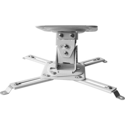 Projector Bracket Ceiling Mounting Bracket,Tilted Retractable for Inch 1/4 Screw Hole,30cm Claw Pitch Projector