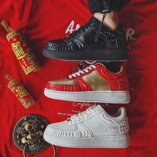 AF1 Skateboard shoes trending breathable men shoes comfortable lace-up casual shoes sneakers man Zapatos Hombre Plus Size 39-46