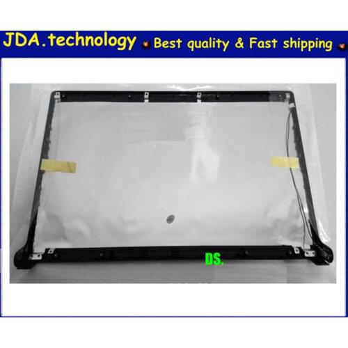 MEIARROW Black New Lcd top cover lid for Dell Studio 1555 1557 1558 Back Cover back shell +power button