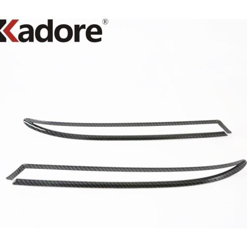 For Kia Optima 2020 2021 Carbon Fiber Rear Fog Light Cover Trim Tail Foglight Lamp Frame Trims Sticker Car Styling Accessories