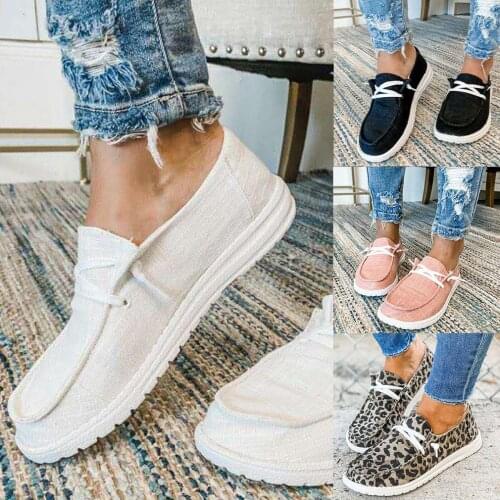 2020 New Fashion Spring Two-Wear Single Shoes Womens Flat Non-Slip Soft Bottom Students All-match Lace-up Casual Shoes Korean