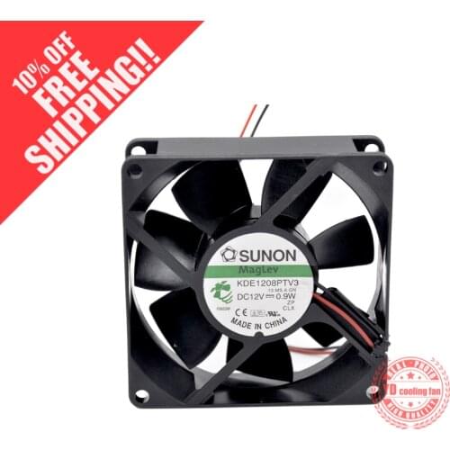 NEW SUNON 8025 ATX 8CM 8CM Maglev bearing KDE1208PTV3 cooling fan