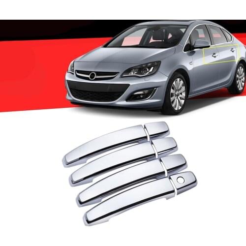 Opel Astra J For Chrome Door Handle 4 Door 2010 Above A + Quality