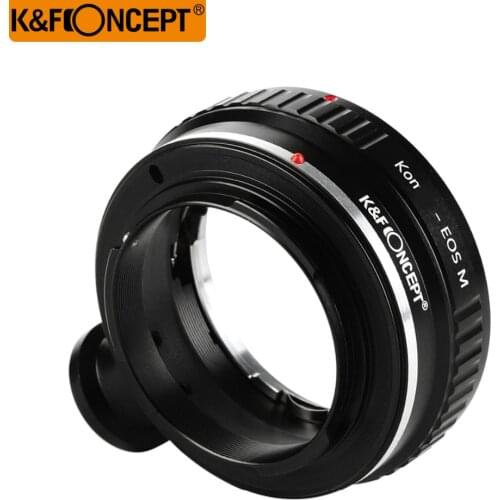 K&F Concept Lens Adapter Ring for Konica AR Mount Lens To Canon EOS M EF-M Mount M M2 M3 Mirrorless Camera Adapter With Tripod
