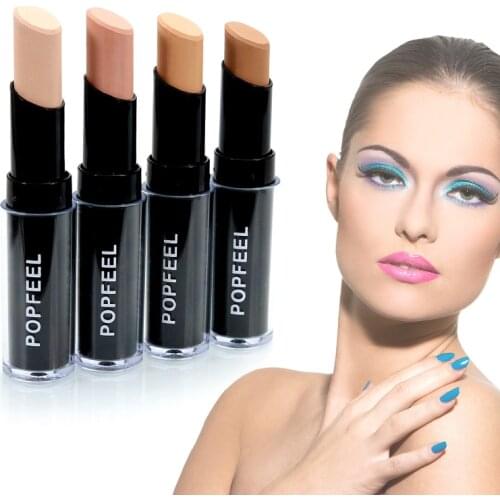 Popfeel Concealer Pen Cream Cover Spots Acne Mark Waterproof Anti-sweat Full Coverage Size All Skin Makeup Base Cosmetic TSLM