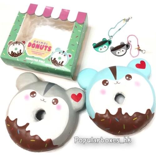 Popularboxes punimaru hamster poli dount squishy Slow Rising Gift Toy