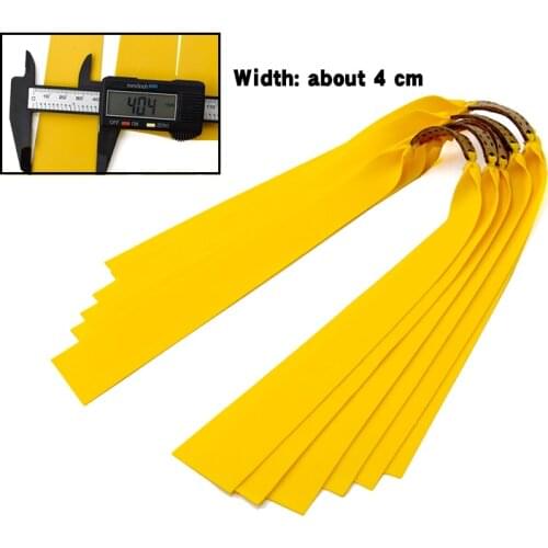New Widened Flat Rubber Band Width 4 Cm 3/6/9pcs Natural Latex Elastic Rubber Band Slingshot Accessories for Hunting