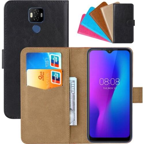 Luxury Wallet Case For Ulefone Power 6 PU Leather Retro Flip Cover Magnetic Fashion Cases Strap
