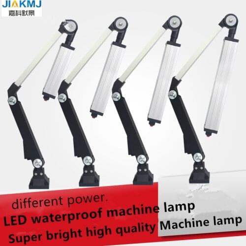 Led 16W-40W 24V/220V Miniature Aluminum Long Arm Collapsible Universal Work Light Shockproof Oilproof Waterproof CNC Machin lamp