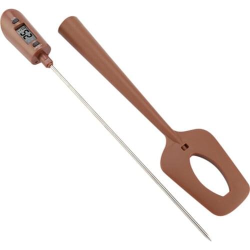 Meat Thermometer Kitchen Digital Cooking Probe Electronic BBQ Cooking Temperature Meter Gauge Tool Silicone Chocolate Spatula