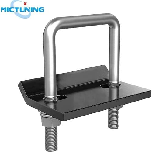 MICTUNING U-Bolt Rust Free Hitch Tightener Lock Heavy-Duty Stainless Steel Anti-Wobble Stabilizer Compatible w/ 1.25" & 2" Hitch