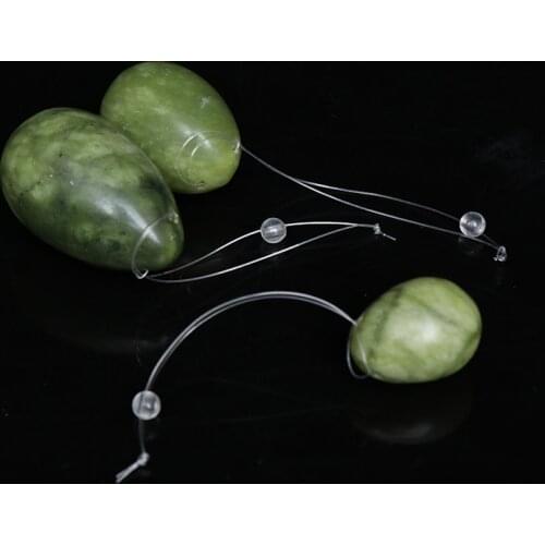 1pc Natural Jade Egg Women Pelvic Floor Muscle Exercise Tightening Vaginal Ball
