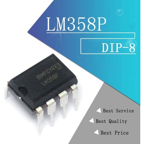 10pcs LM358 LM358P DIP-8 Operational Amplifiers - Op Amps Dual Op Amp new original