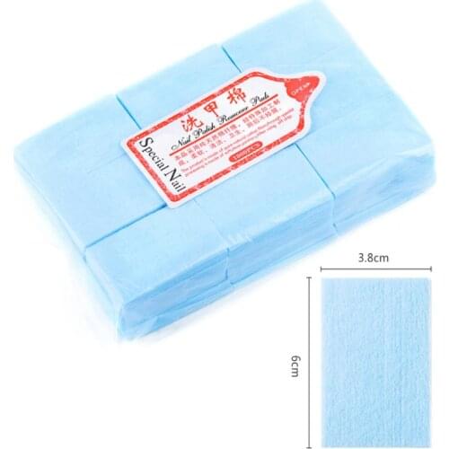 1000Pcs/pack Nail Wipe Pad UV Gel Polishing Remover Wipes Nail Art Tips Manicure Cleaning Wipes Nail Removal Tool