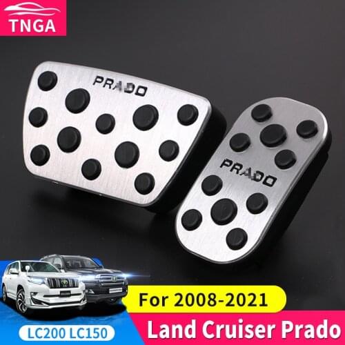 For 2010-2021 Toyota Land Cruiser Prado 150 200 Accelerator Brake Pedal Non-Slip Pad Clutch Interior Modification Accessories