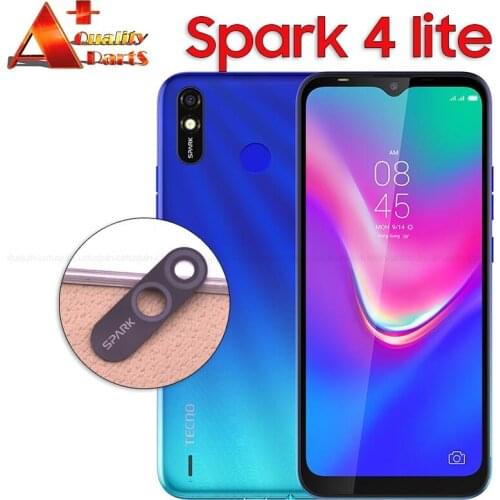 50pcs for Tenco Spark 4 lite Kc8S Original Back Rear Camera Lens Glass Cover Replacement