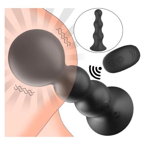 Wireless Remote Inflatable Big Anal Plug Dildo Butt Vibrator Male Prostate Massager SM Anus Expansion Women Masturbator Sex Toys
