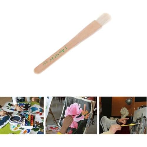 Goat Hair Handle Art Supplies Watercolor Acrylic Wood Oil Paint Brush Six Sizes Drop shipping