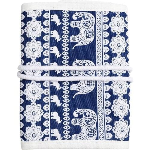 Crochet Hook Case Roll Bag Holder Organizer for Various Crochet Needles and Knitting Accessories Compact and All-In-One