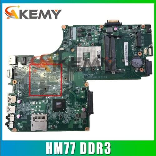 AKEMY A000243940 DA0BD5MB8D0 Laptop Motherboard For Toshiba Satellite L75 S75 HM77 UMA DDR3 Main board full tested
