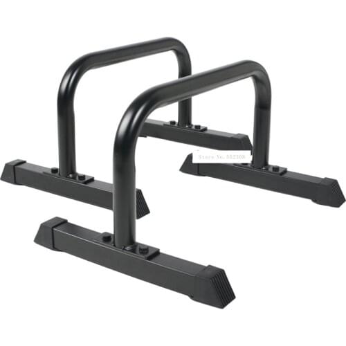 QH013 Multifunctional Indoor Handstand Split Parallel Rod Outdoor Fitness I-Shaped Push-Up Support Stand Frame Square Pipe Foot