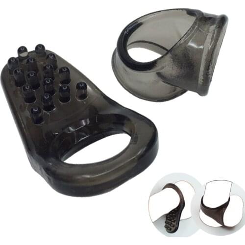 Male Scrotal Binding Cockring Scrotum Penis Rings Time Delay Clit Stimulate Chastity Cage Sex Toys For Men 2 Type For Choose