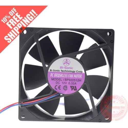 NEW FOR BI-SONIC BP922512H 9CM 9025 12V 0.32A cooling fan