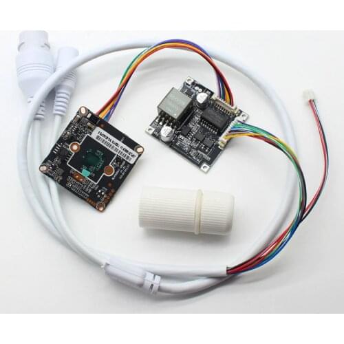 POE module + IP module 2mp 3mp CCTV Camera with POE cable Network Security IPC XMEye H.264 H.265