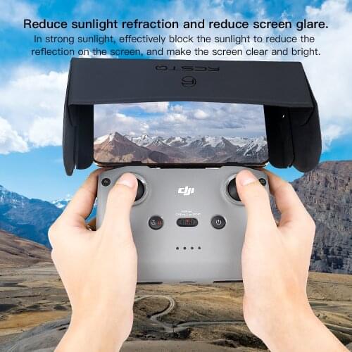 Mavic Air 2/2S Remote Control Foldable Sunshade Mobile Phone Sun Hood Aluminium Joystick Rocker for DJI Mavic Air 2 Accessory