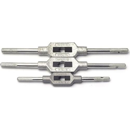 Adjustable Hand Tap Wrench Holder M1-12/ M1-10 Thread Metric Handle Tapping Reamer Tool Accessories for Taps Die Set Tap Wrench